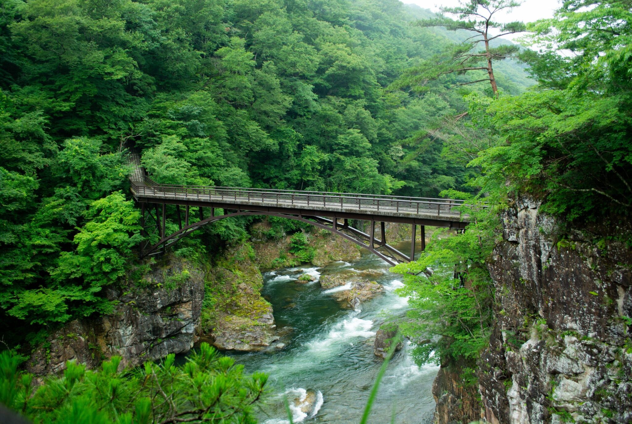 龍王峡の虹見橋