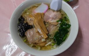 那須塩原市鍋掛の手打らーめんおおもりのチャーシューメン