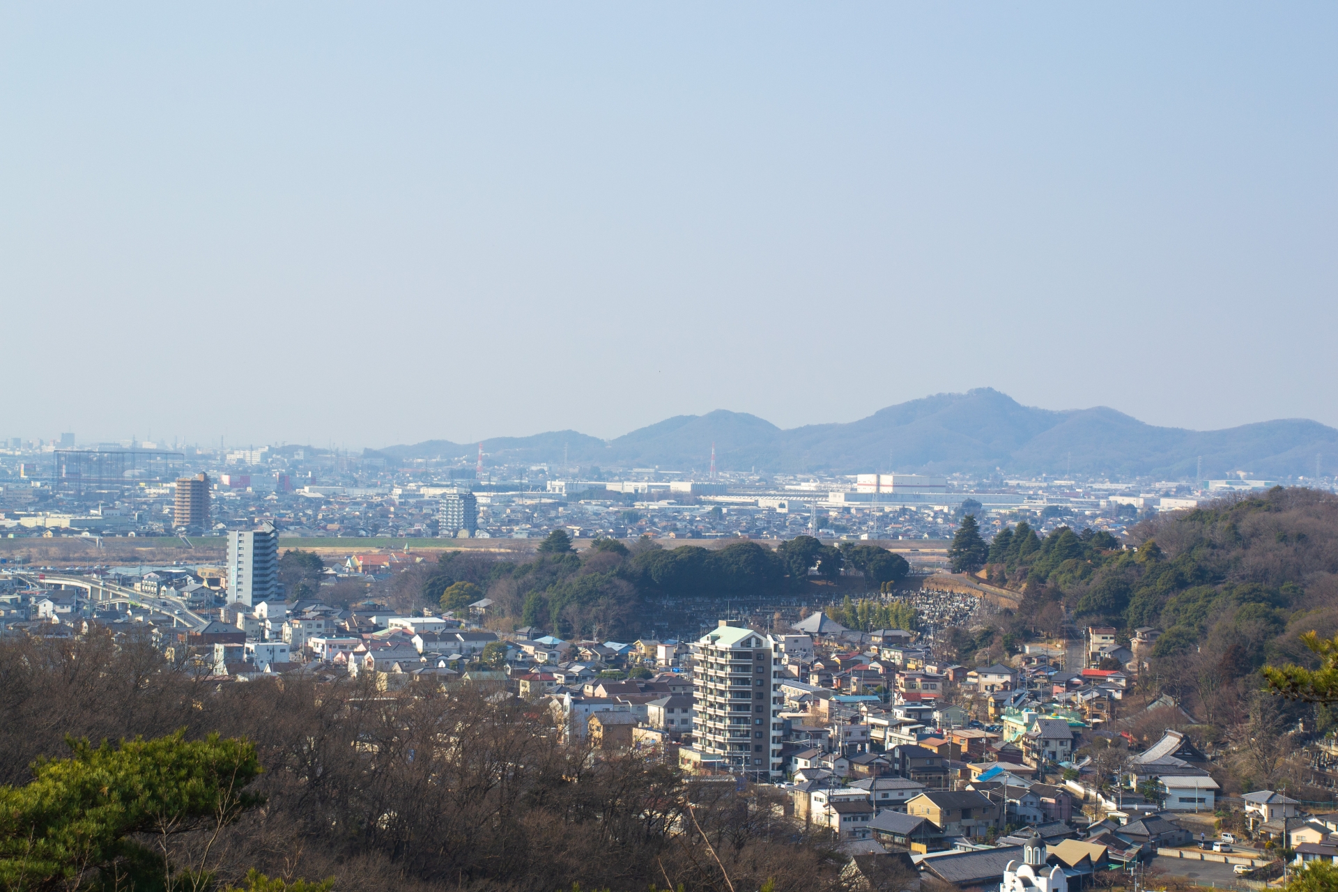 足利市の街並み